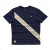  Pánske tričko Tracksmith Strata vo farbe Navy Gold