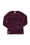  Burgundy Tracksmith Greyboy långärmade herrskjortor