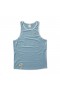  Ljusblå Tracksmith Twilight Tank för män