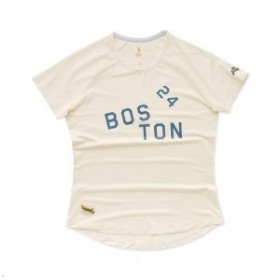  Vit Tracksmith Boston T-shirt för kvinnor