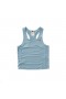  Camiseta de tirantes para mujer Tracksmith Twilight Crop en color azul claro