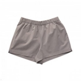 Pantalones cortos Tracksmith Rapid Transit para mujer de color gris