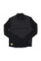 قمصان رجالي من مجموعة Tracksmith NDO Wind-Block Mockneck باللون الأسود