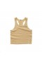  قميص نسائي قصير من مجموعة Tracksmith Twilight Crop باللون البني