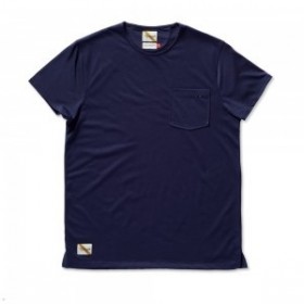 تي شيرت Navy Tracksmith Run Cannonball Run للرجال