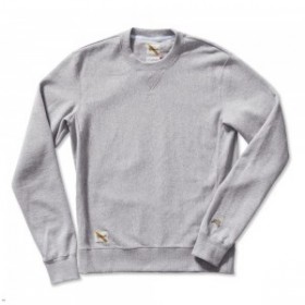  سويت شيرت رمادي اللون للرجال من Tracksmith Trackhouse Crew