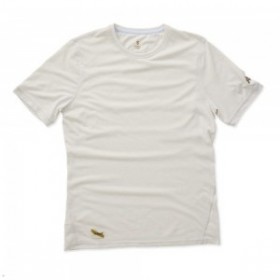  تي شيرت رجالي من Tracksmith Horizon باللون الأبيض