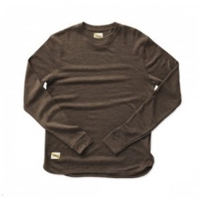  Pánská střední vrstva Coffee Tracksmith Downeaster Crew