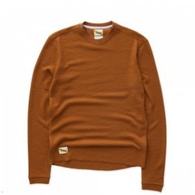  Pánská základní vrstva Brown Tracksmith Fells Waffle