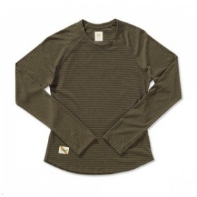  Dámské košile Olive Tracksmith Horizon s dlouhým rukávem