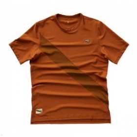  Hnědé pánské triko Tracksmith Van Cortlandt