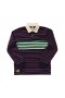  Flerfarvet Tracksmith bomuldsrugby dameskjorter