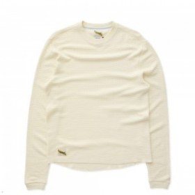  Witte Tracksmith Fells Waffle Heren Basislaag