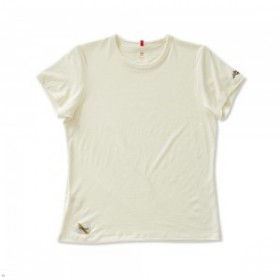  Witte Tracksmith Harrier dames-T-shirt