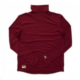  Burgundy Tracksmith Fells Turtleneck Heren Basislaag