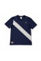  Navy White Tracksmith Van Cortlandt naisten t-paita