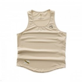  Naisten beige Tracksmith Session -tankki