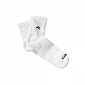  Valkoinen Tracksmith Trackhouse Crew Sock