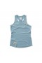  Débardeur bleu clair Tracksmith Twilight pour femme