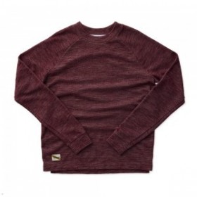  Burgunder Tracksmith Rapid Transit Crew Herren Sweatshirt
