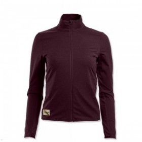 Burgunderrote Tracksmith Session Damenjacke