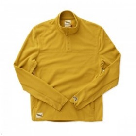 Ανδρικό μεσαίο στρώμα Gold Tracksmith Franklin Quarter Snap
