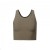  Γυναικεία μπλουζάκια Khaki Tracksmith Turnover Crop